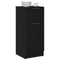 vidaXL Sideboards 2 pcs Black oak 30 x 30 x 70 cm Engineered wood