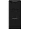 vidaXL Sideboards 2 pcs Black oak 30 x 30 x 70 cm Engineered wood