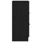 vidaXL Sideboards 2 pcs Black oak 30 x 30 x 70 cm Engineered wood
