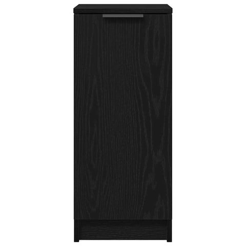 vidaXL Shoe Cabinet Black oak 29.5 x 35 x 70 cm Engineered wood