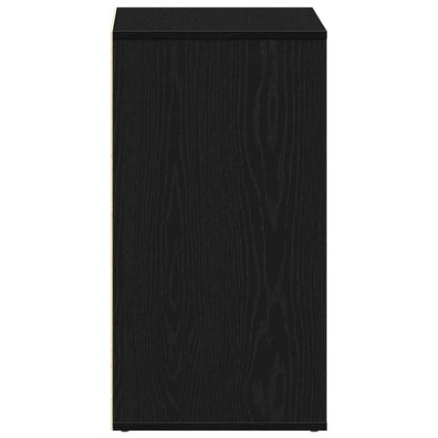 vidaXL Cosmetic Cabinet Black oak 80 x 40 x 75 cm Engineered wood