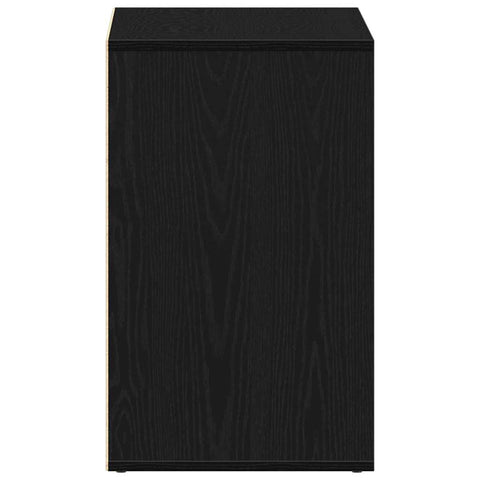 vidaXL Cosmetic Cabinet Black oak 80 x 40 x 65 cm Engineered wood