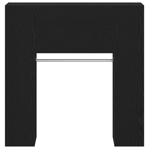 vidaXL Hallway Cabinet Black oak 97.5 x 37 x 99 cm Engineered wood