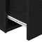 vidaXL Chest of Drawers Black oak 40.5 x 40 x 40 cm Engineered Wood