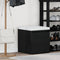 vidaXL Chest of Drawers Black oak 40.5 x 40 x 40 cm Engineered Wood