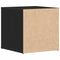 vidaXL Chest of Drawers Black oak 40.5 x 40 x 40 cm Engineered Wood