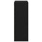 vidaXL Hanging Wall Cabinet Wall-mounted Black Oak 69.5 x 32.5 x 90 cm