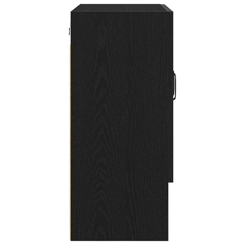 vidaXL Wall Cabinet Black oak 60 x 30 x 70 cm Engineered Wood