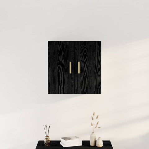 vidaXL Wall Cabinet Black oak 60 x 30 x 60 cm Engineered Wood