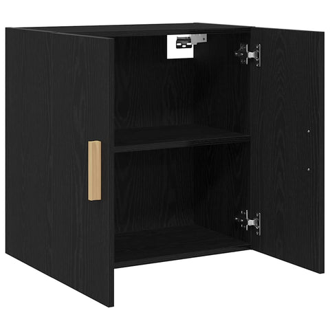 vidaXL Wall Cabinet Black oak 60 x 30 x 60 cm Engineered Wood