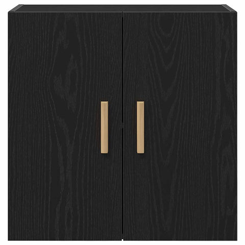 vidaXL Wall Cabinet Black oak 60 x 30 x 60 cm Engineered Wood