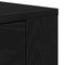vidaXL Sideboard with Drawer Black Oak 80 x 33 x 70 cm Engineered wood