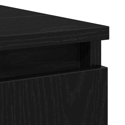 vidaXL Sink cabinet Black oak 58 x 33 x 60 cm Engineered Wood