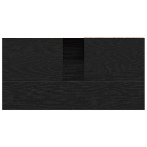 vidaXL Bathroom Cabinet Black oak 65 x 33 x 60 cm Engineered Wood