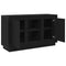 vidaXL Sideboard Black oak 102 x 35 x 60 cm Engineered wood