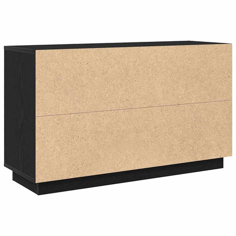 vidaXL Sideboard Black oak 102 x 35 x 60 cm Engineered wood