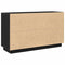 vidaXL Sideboard Black oak 102 x 35 x 60 cm Engineered wood