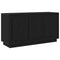 vidaXL Sideboard Black oak 102 x 35 x 55 cm Engineered wood