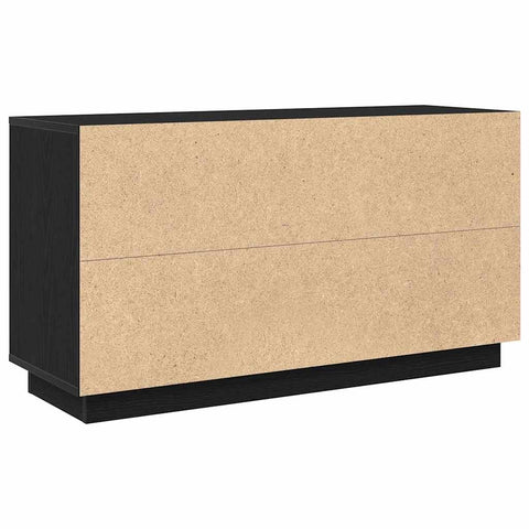 vidaXL Sideboard Black oak 102 x 35 x 55 cm Engineered wood