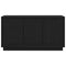vidaXL Sideboard Black oak 102 x 35 x 55 cm Engineered wood