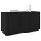 vidaXL Sideboard Black oak 102 x 35 x 55 cm Engineered wood