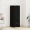 vidaXL Highboard Black Oak 36 x 35.5 x 103.5 cm Engineered wood