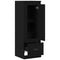 vidaXL Highboard Black Oak 36 x 35.5 x 103.5 cm Engineered wood