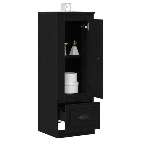 vidaXL Highboard Black Oak 36 x 35.5 x 103.5 cm Engineered wood