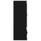 vidaXL Highboard Black Oak 36 x 35.5 x 103.5 cm Engineered wood