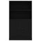 vidaXL Highboard Black Oak 60 x 35.5 x 103.5 cm Engineered wood