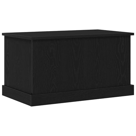 vidaXL Storage Box Black oak 70 x 40 x 28 cm Engineered Wood