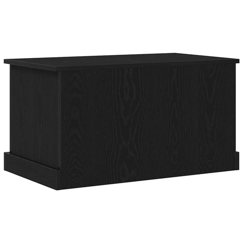vidaXL Storage Box Black oak 70 x 40 x 28 cm Engineered Wood