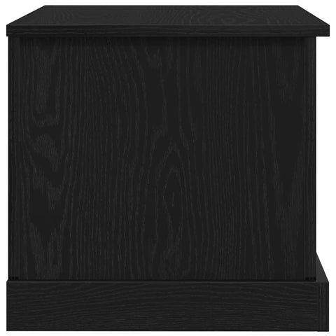 vidaXL Storage Box Black oak 70 x 40 x 28 cm Engineered Wood