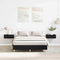 vidaXLBed FrameBlack oak 120 x 200 cm Engineered wood