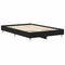 vidaXLBed FrameBlack oak 120 x 200 cm Engineered wood