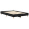 vidaXLBed FrameBlack oak 120 x 200 cm Engineered wood