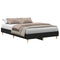vidaXLBed FrameBlack oak 120 x 200 cm Engineered wood