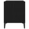vidaXL Record Cabinet Black oak 84.5 x 38 x 48 cm Engineered wood