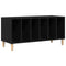 vidaXL Record Cabinet Black oak 100 x 38 x 48 cm Engineered wood