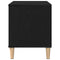 vidaXL Record Cabinet Black oak 100 x 38 x 48 cm Engineered wood