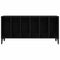 vidaXL Record Cabinet Black oak 100 x 38 x 48 cm Engineered wood