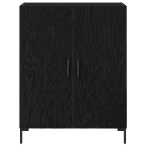 vidaXL Sideboard Black Oak 69.5 x 34 x 90 cm Engineered wood