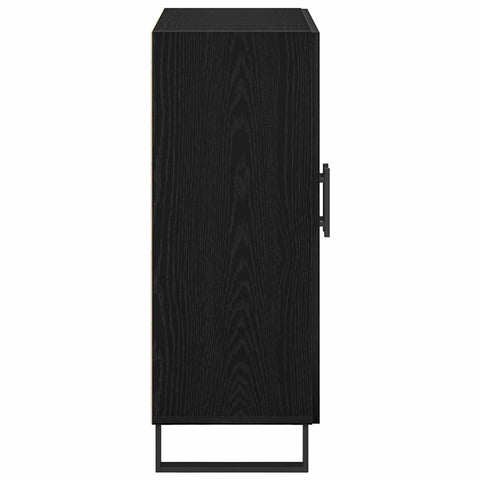 vidaXL Sideboard Black oak 69.5 x 34 x 90 cm Engineered wood