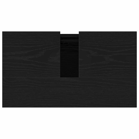vidaXL Bathroom Sink Cabinet Black Oak 58 x 33 x 60 cm Engineered Wood