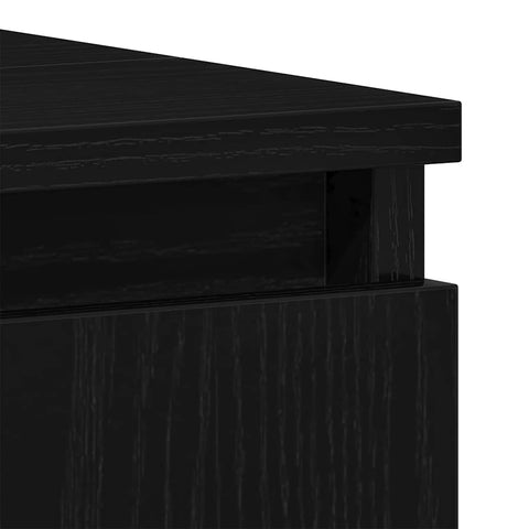 vidaXL Bathroom Sink Cabinet Black Oak 58 x 33 x 60 cm Engineered Wood