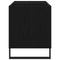 vidaXL Record Cabinet Black oak 85 x 38 x 48 cm Engineered Wood