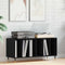 vidaXL Record Cabinet Black oak 100 x 38 x 48 cm Engineered Wood