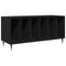 vidaXL Record Cabinet Black oak 100 x 38 x 48 cm Engineered Wood