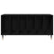 vidaXL Record Cabinet Black oak 100 x 38 x 48 cm Engineered Wood