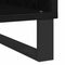 vidaXL Record Cabinet Black oak 100 x 38 x 48 cm Engineered Wood